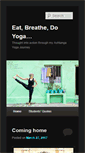 Mobile Screenshot of eatbreathedoyoga.com