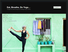 Tablet Screenshot of eatbreathedoyoga.com